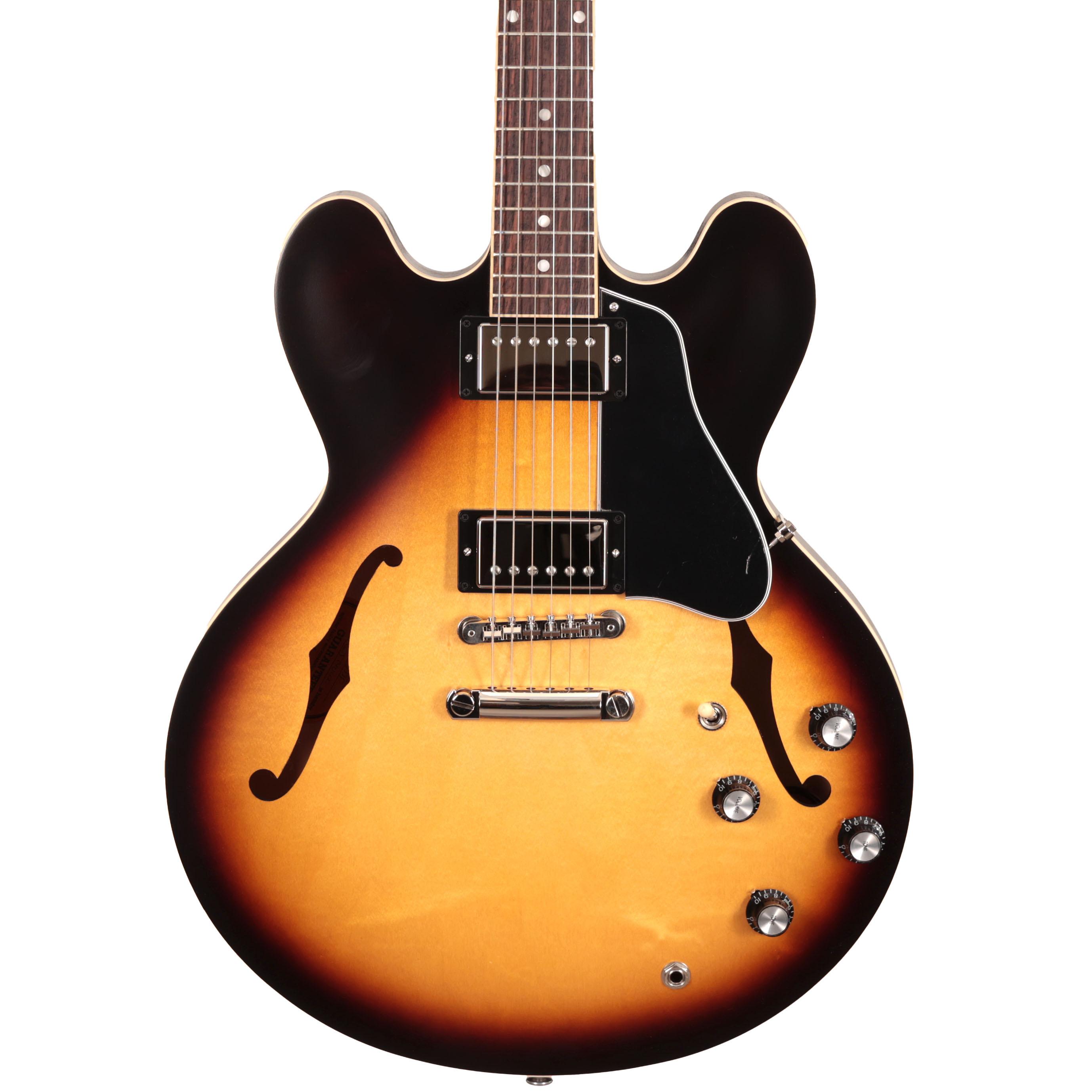 Gibson USA ES-335 Satin in Satin Vintage Burst - Andertons Music Co.